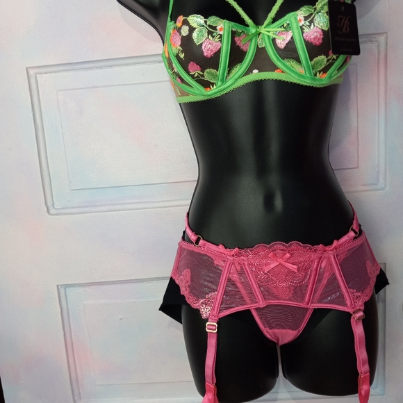 Honey Birdette luxury panty &Suspender PANTY SOLD ONLY HAVE GARTER BELT WASPIE! - Picture 8 of 16